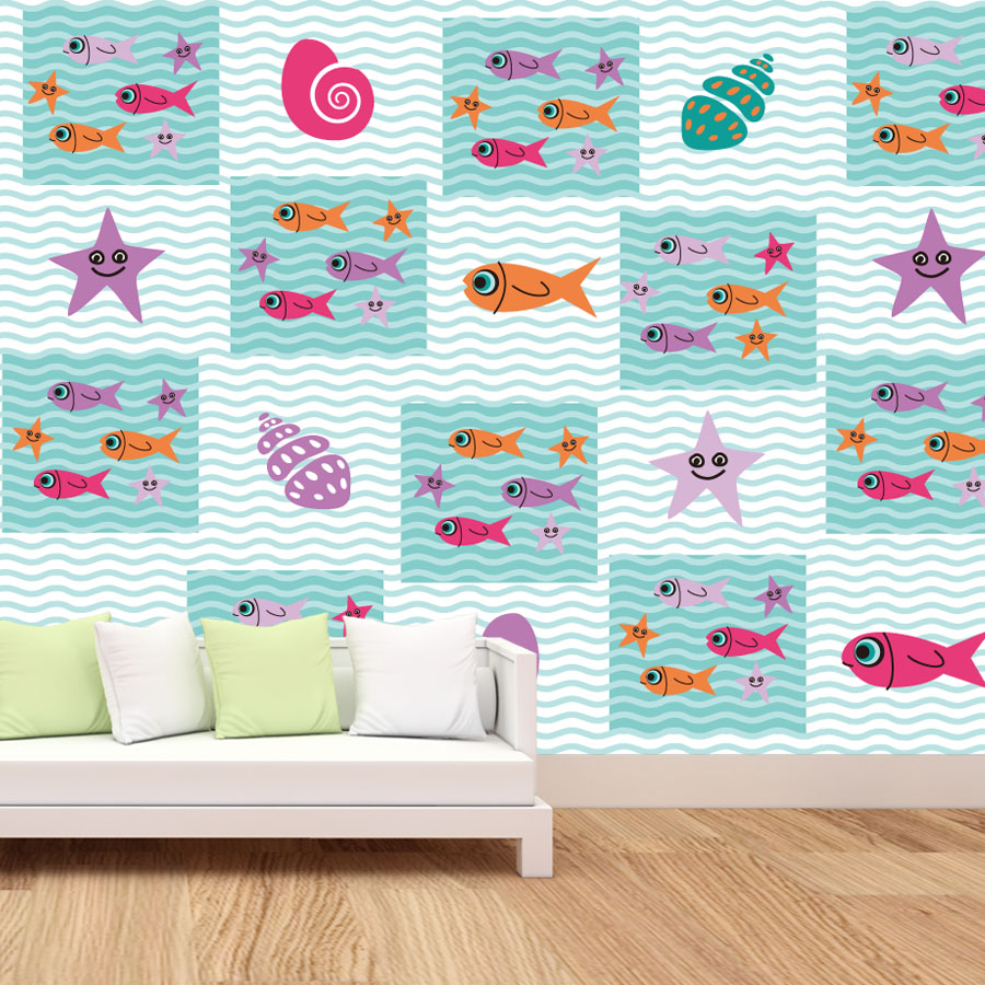 Baby Nursery Peel And Stick Wallpaper - Мультяшные обои с изображением кожи и