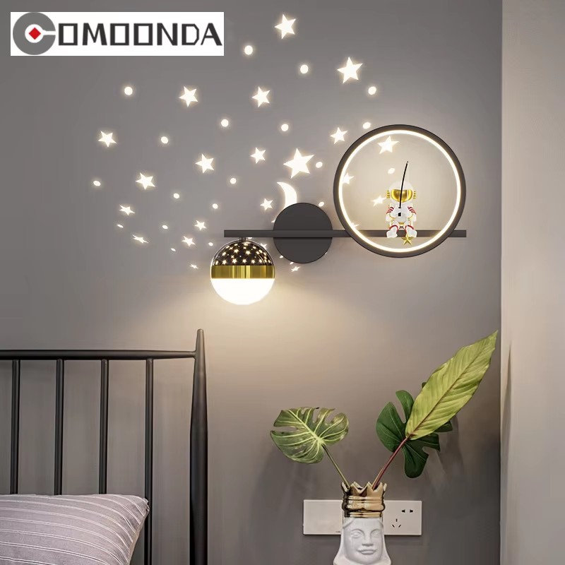 Baby Nursery Wall Lights - Домашний декор, звездный проектор, настенный светильник,
