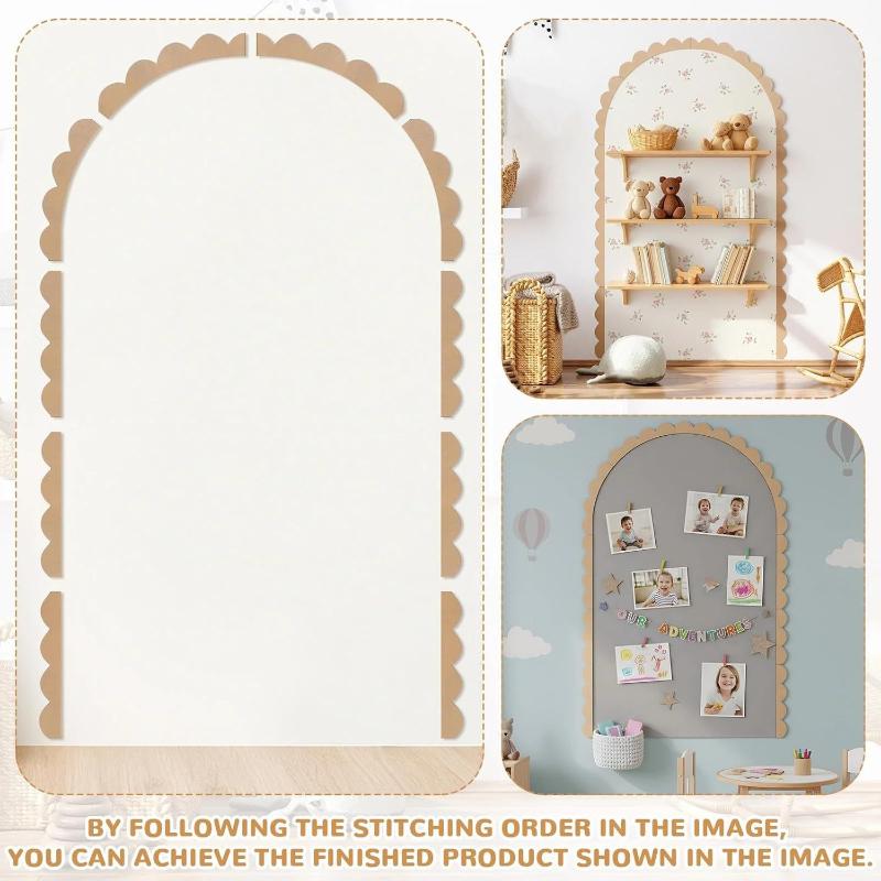 Baby Nursery Frames - Деревянный настенный декор в форме арки,