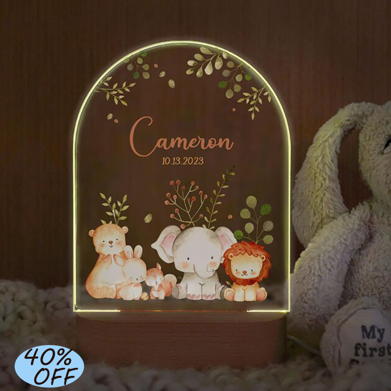 Детский ночник с индивидуальны – обзор и цена Baby Nursery Boy