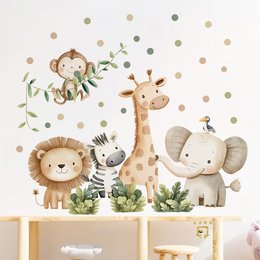 Наклейки на стену в стиле бохо – обзор и цена Baby Nursery Decor Girl