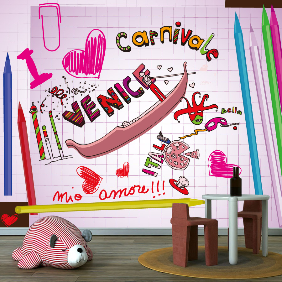 Мультяшные легко наносятся обо – обзор и цена Baby Nursery Peel And Stick Wallpaper