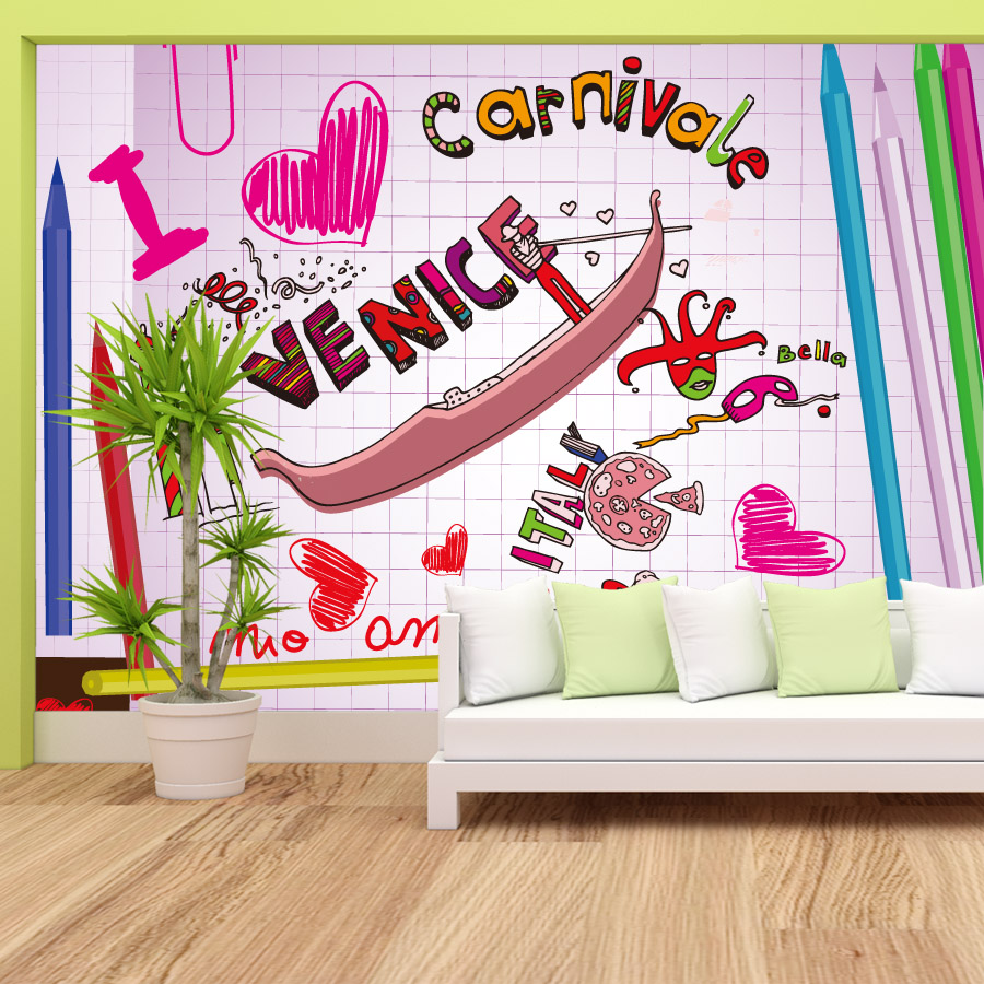 Мультяшные легко наносятся обо – обзор и цена Baby Nursery Peel And Stick Wallpaper