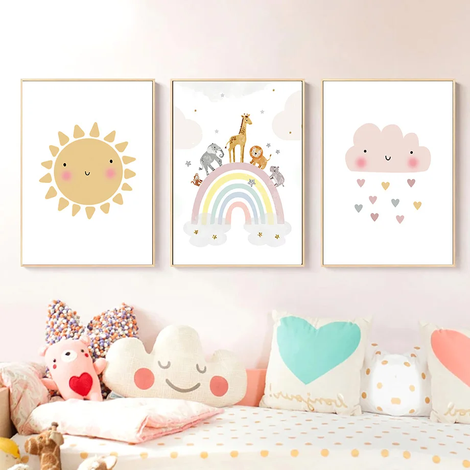 Постеры и принты с изображение – обзор и цена Baby Nursery Decor Girl