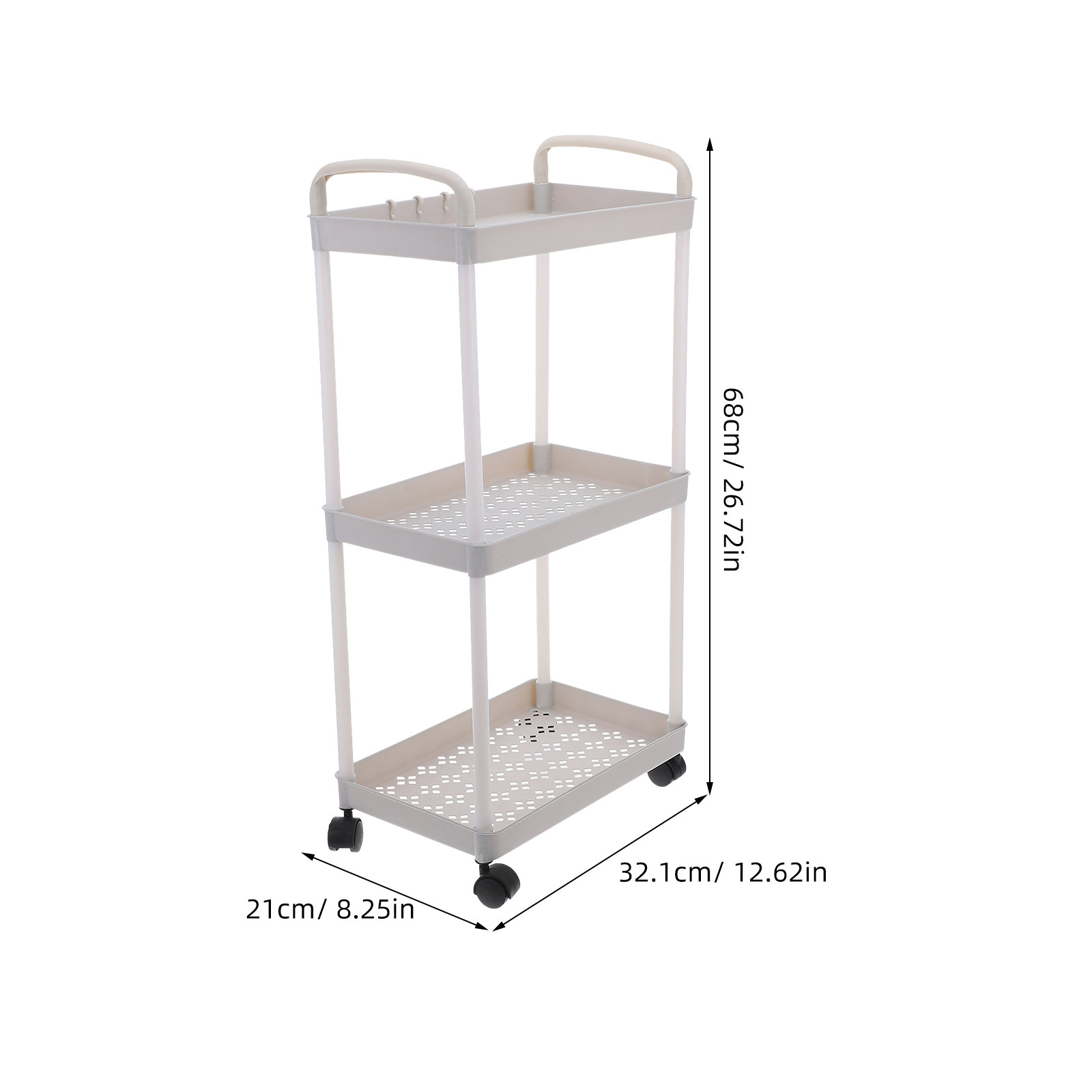 Трехъярусная пластиковая тележ – обзор и цена Baby Nursery Trolley
