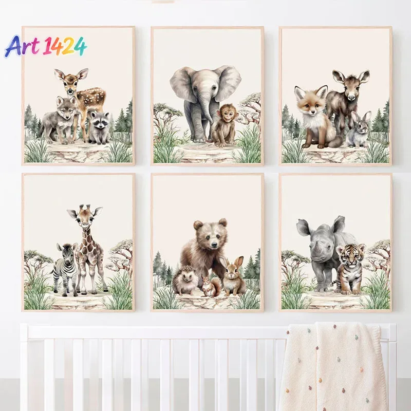 1 шт. (без рамы) Картина на хо – обзор и цена Baby Nursery Frames