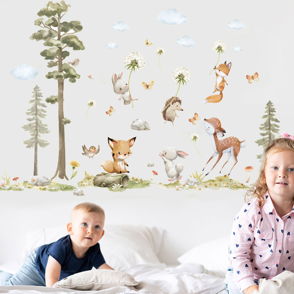 Милые лесные животные, наклейк – обзор и цена Baby Girl Nursery Quotes