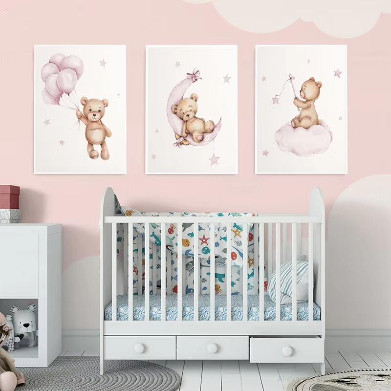 Декор для детской комнаты с ме – обзор и цена Baby Nursery Decor Girl