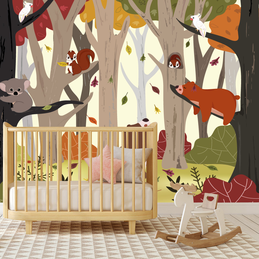 25+ Наклеиваемых обоев на зака – обзор и цена Baby Nursery Peel And Stick Wallpaper